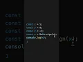 JavaScript Math sign