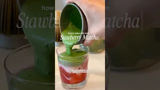 The Secret To Make The Best Strawberry Matcha Cold Foam Latte At Home Matcha Matchalatte 