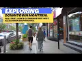 Download Lagu Downtown Montreal: Sainte-Catherine Street to Alexis Nihon Plaza in 4K!