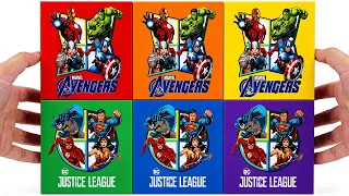 Satisfying ASMR Unboxing Marvel Avengers & DC Justice League Toys | Superhero Surprise Boxes