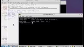 Python get file system disk space usage on Linux