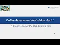 Online Assessment That Helps A Closer Look at the D2L Grades Tool