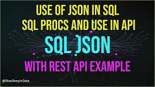 Mastering JSON in SQL Server and Web API Integration SQL JSON for beginner