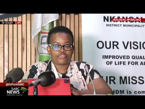 Download MP3 Nkangala District Municipal Manager briefs the media