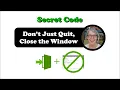 TG13 7 Secret Code System Exit