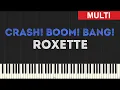 Download Lagu Roxette - Crash! Boom! Bang! (Instrumental Tutorial) [Synthesia]