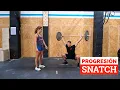 PROGRESSION FOR TEACHING THE SNATCH