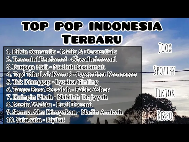 Download MP3 LAGU POP INDONESIA TERBARU | Joox, Spotify, Tiktok & Resso
