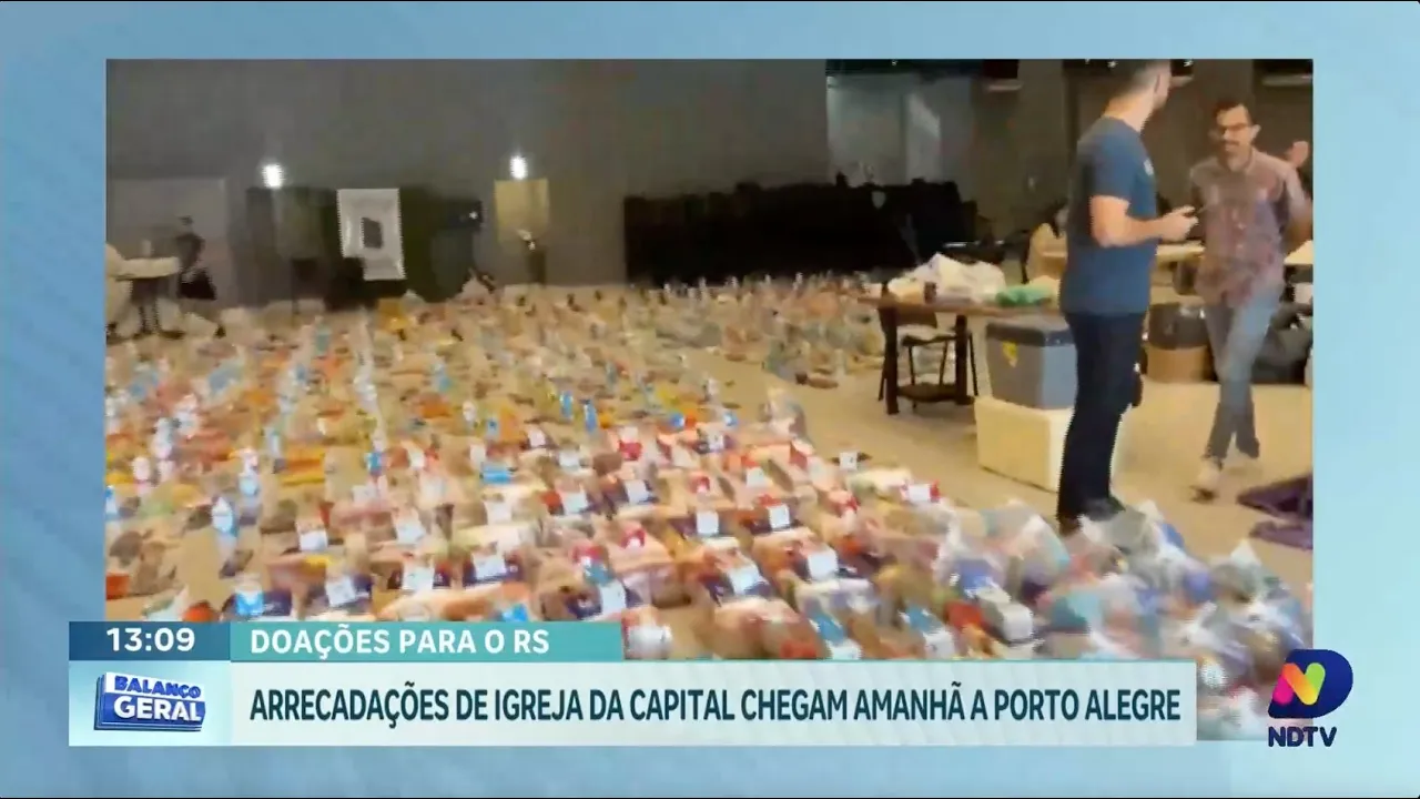 Igreja de Capoeiras arrecada doações para o Rio Grande do Sul