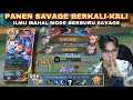 DETIK-DETIK KING ZILONG PANEN SAVAGE, MODE BERBURU SAVAGE BERKALI-KALI | MLBB