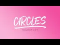Post Malone - Circles (Higher Key) Acoustic Karaoke