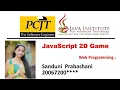 JavaScript 2D Game Submission by Sanduni Prabashani