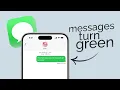 Why Do My Messages Turn Green on iPhone explained