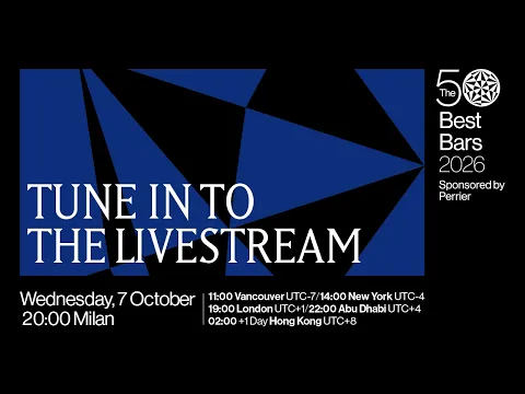 The 50 Best Bars 2026 | Live Awards Ceremony in Milan