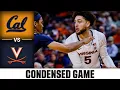 Cal vs Virginia Condensed Game 2025-26 ACC Men s Basketball