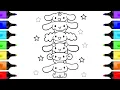 Coloring Cinnamoroll Friends Sanrio Coloring Pages Hello Kitty Friends Coloring Book Pages Art