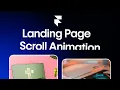 Framer Landing Page Animation Tutorial Text Scroll and Infinite Horizontal Loop Animation