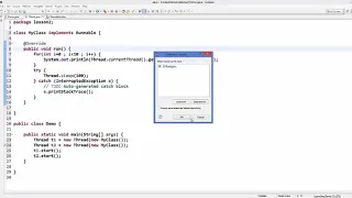 Java Threads Tutorial 3 Creating Java Threads by implementing Runnable Interface