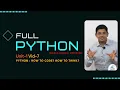Python Unit1- 7 - How to write a program in python Python how to code Python how to program