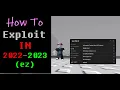 ROBLOX TUTORIAL ON HOW TO EXPLOIT SAFELY IN 2022-2023 LuaXe