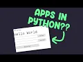 How To Create Apps In Python Using Tkinter