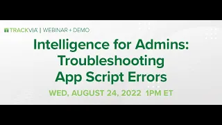 Intelligence for Admins Troubleshooting App Script Errors