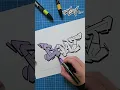 RELAXING GRAFFITI COLORING with art markers