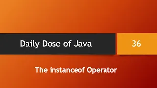 Daily Dose of Java -