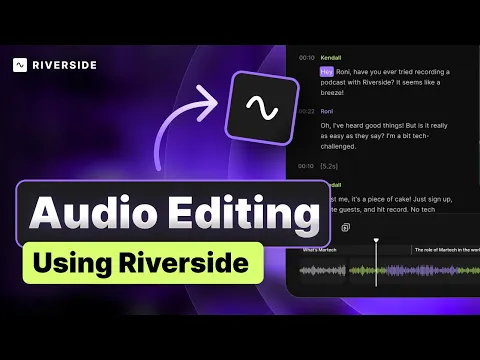 Download MP3 NEW Riverside Editor Tutorial: How to Edit Audio Podcasts in Riverside!