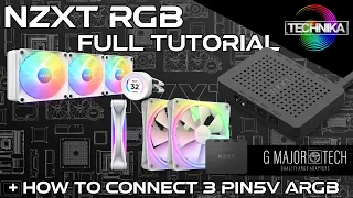 NZXT RGB explained and how to control 3 PIN 5V ARGB NON NZXT devices with it
