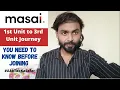 Masai Student 1st Unit to 3rd Unit Journey masai school review MasaiSchool codewithkiran
