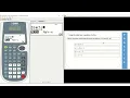 GED calculator Tip - table key and graphing a line equation