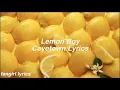 Download Lagu Lemon Boy || Cavetown Lyrics