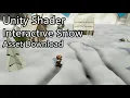 Unity VFX - Interactive Snow