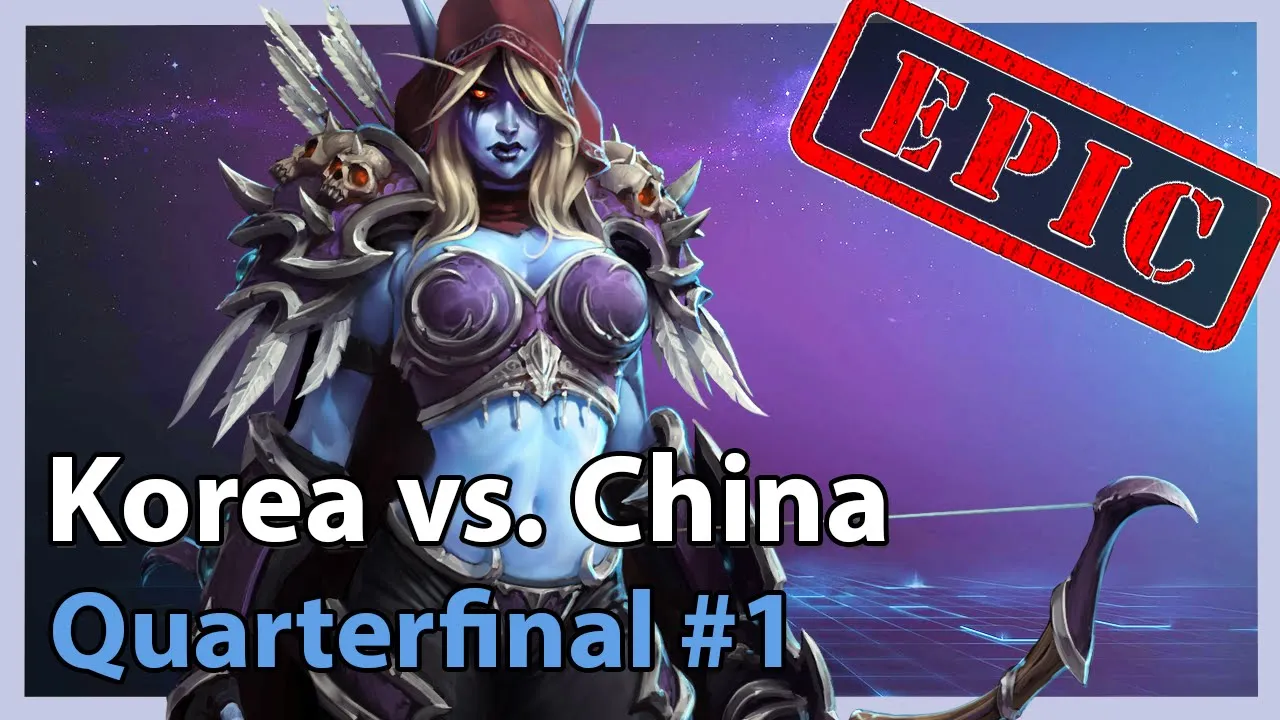 Korea vs. China - Quarterfinal #1 - Heroes of the Storm 2021