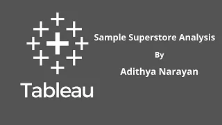 Analyzing Sample-Superstore Dataset Using Tableau Storytelling With Tableau