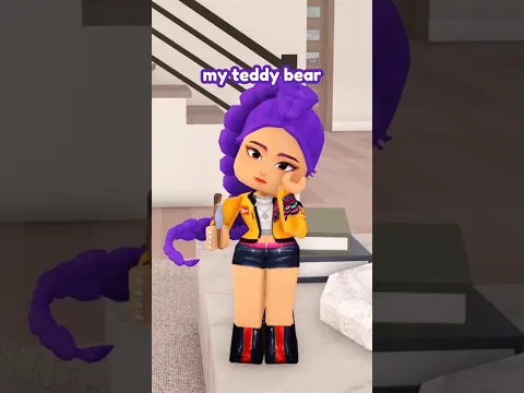 Rumi Didn't Know Her Mother's Soul Was Inside The Teddy bear 🧸😢 #roblox #berryave #shorts