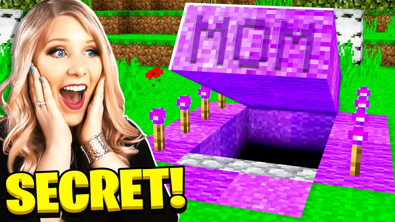 I Found My Mom's SECRET Minecraft House!
