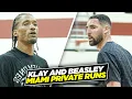 Download Lagu Klay Thompson \u0026 Beasley Go Off In Private Runs | Putting in Work w/ Justin Zormelo!
