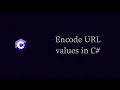 How to Encode URL values in C