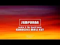 Download Lagu SEMPURNA - ANDRA \u0026 THE BACKBONE - KARAOKE MALE KEY