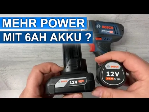 Download MP3 Hat der 12V Akkuschrauber von Bosch mehr Power mit 6Ah ❓