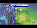 Sunny and mild today snow possible Friday night