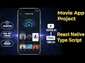 Build a Project Movie App in React Native TypeScript TMDB API YouTube Integration Tutorial