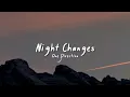 One Direction - Night Changes ( Speed up ) // Lyrics Video