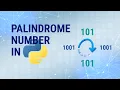 Python Trick to Check Palindrome Numbers