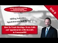 KW 66 Day CommandMC Day 8 - Adding Activities Appointments and Tasks