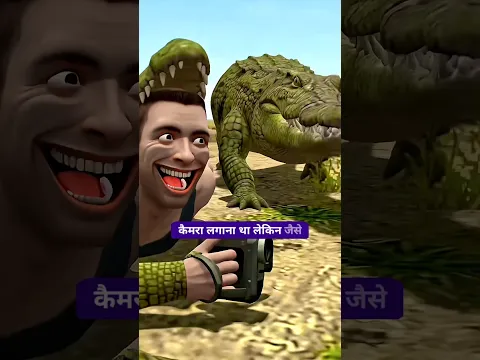 Crocodiles Ke Beech Ghusa… Wo Bhi Crocodile Bankar! 😱 #shorts