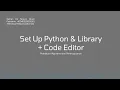 7 Setup Python Code Editor Write and Read Library Praktikum Algoritma Dan Pemrograman