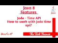 Joda Time API The Tech Trainer